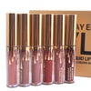 Kylie Lip 6pcs Set Matt Cup Lip Gloss Kylie Jenner Gold - Girl Stylo