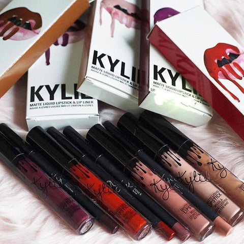 Kylie Lip Gloss Lipstick Kylie Jenner lip Kit & Lipliner lipgloss liquid lipstick matte kylie lip kit lip gloss - Girl Stylo