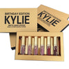 Kylie Lip 6pcs Set Matt Cup Lip Gloss Kylie Jenner Gold - Girl Stylo