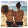 Big Sale on Sexy Hot Lingerie Girl Women Summer Cool Beach Tank Vest Back Hollow Out Bralette Corset Soft Casual Top Strapless Black White - Girl Stylo