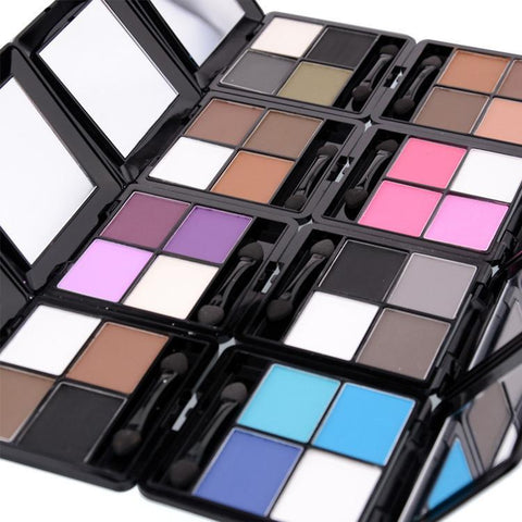 MIXIU Brand bright 4 Color Eyeshadow Palette Makeup Matte Eye shadow Palette With Brush - Girl Stylo