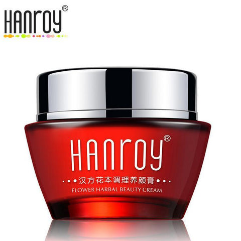 Brand HANroy Pure Plant Flower Herbal Beauty Cream Oil-control Moisturizing Nourishing Anti Aging Anti Wrinkle Essence Face Cream - Girl Stylo