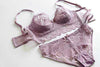 PASKE Brand Women Bra Set Full Transparent Lace Bra And Panty Set Underwear - Girl Stylo