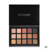 UCANBE Makeup Cosmetics Palette 15 Color Matte Pigment Eyeshadow Earth Color Shimmer Nude Eye Shadow Waterproof Eyebrow Powder - Girl Stylo