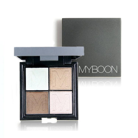 MY BOON 4 Colors Long-Lasting Eyeshadow Palette Kit - Girl Stylo