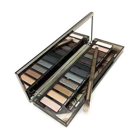 NAKED Professional NK smoky Makeup Eyeshadow Palette 12 Colors Smoke Eye Shadow with brush - Girl Stylo