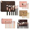 ZOEVA 8pcs Makeup Brushes Rose Golden Luxury Set Brand Make Up Tools Kit Powder Blend brushes zoeva eyeshadow - Girl Stylo