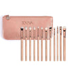 ZOEVA 8pcs Makeup Brushes Rose Golden Luxury Set Brand Make Up Tools Kit Powder Blend brushes zoeva eyeshadow - Girl Stylo