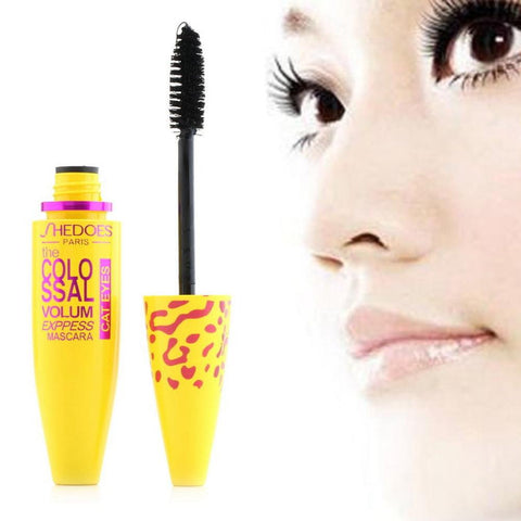 Mascara Eyelash Oil free Fashion Eye Extension Makeup Leopard Tool Length Easy Remove Women Black - Girl Stylo