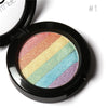 Focallure FACE Baked Mars Prism Rainbow Highlighter Makeup Palette Cosmetic Eyeshadow - Girl Stylo