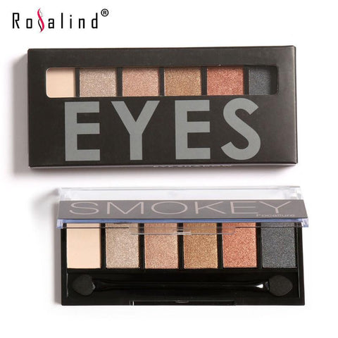 Focallure SMOKEY Professional 6 Colors Eyeshadow Palette - Girl Stylo