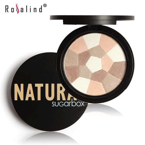 Brand Sugar-box NATURAL MakeUp Face Powder Multi-Colored Pressed Nude Powder - Girl Stylo