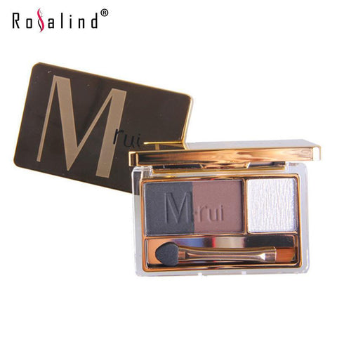 M.rui 6 Color Eyebrow Enhancers and Luminous with Double Eyebrow Brush - Girl Stylo