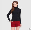 New Fashion Brand Women Autumn and Winter Long Sleeve Turtleneck T-shirt - Girl Stylo