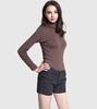 New Fashion Brand Women Autumn and Winter Long Sleeve Turtleneck T-shirt - Girl Stylo