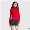 New Fashion Brand Women Autumn and Winter Long Sleeve Turtleneck T-shirt - Girl Stylo