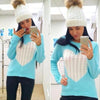 New Brand Fashion winter Women Heart Sweater Irregular Kitting pullover - Girl Stylo