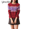 New Casual Women Ethnic Knitted Sweater or Pullovers having Long Sleeves O neck - Girl Stylo