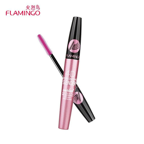 Mascara Brand FLAMINGO 4D graceful extremely Lengthening 4D Stereoscopic Slender Curled Mascara - Girl Stylo