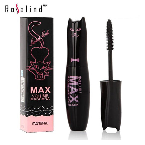 Brand Manshili MAX Professional Eyes Makeup Black Lengthening Eyelashes Waterproof Mascara - Girl Stylo