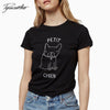 Topshop T-Shirt  Women's Summer T-Shirt Letter Print Casual Slim Women short sleeve shirts casual camisas femininas tops XJ01 - Girl Stylo